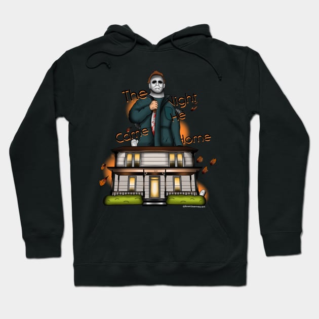 Michael Myers The Night He Came Home Hoodie by BretBarneyArt